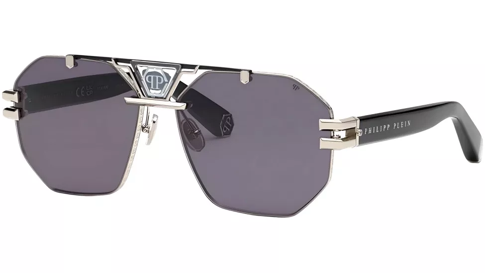 Philipp Plein SPP077M 0578 63 | Erkek Gri Güneş Gözlüğü